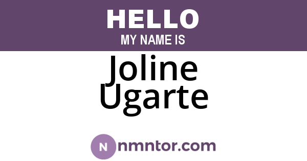 Joline Ugarte