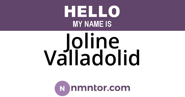 Joline Valladolid