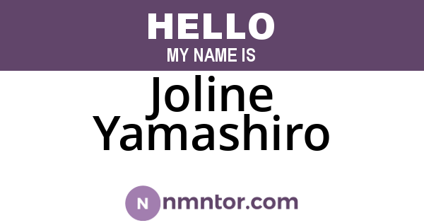 Joline Yamashiro