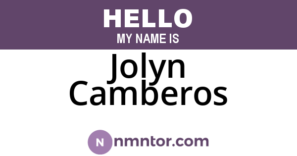 Jolyn Camberos