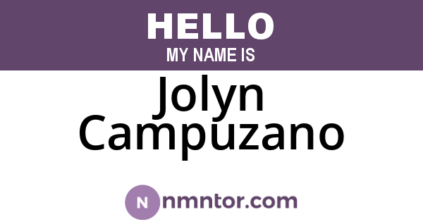 Jolyn Campuzano
