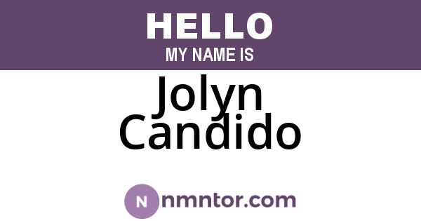 Jolyn Candido