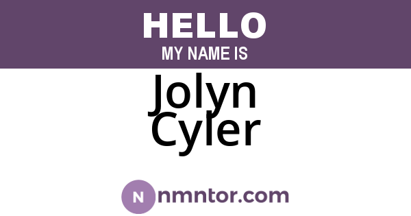 Jolyn Cyler