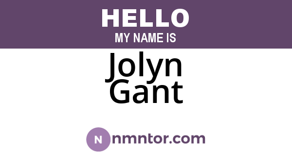 Jolyn Gant