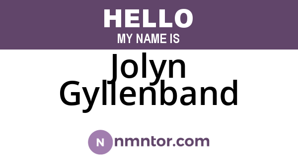 Jolyn Gyllenband