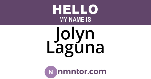 Jolyn Laguna