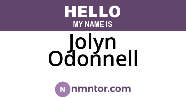 Jolyn Odonnell