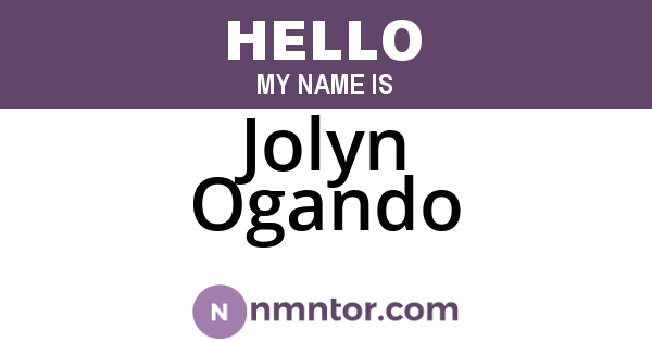 Jolyn Ogando
