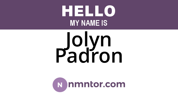 Jolyn Padron