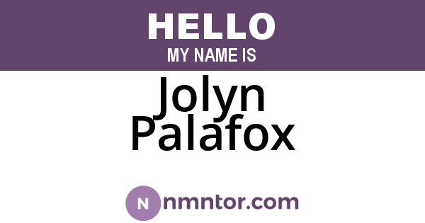 Jolyn Palafox