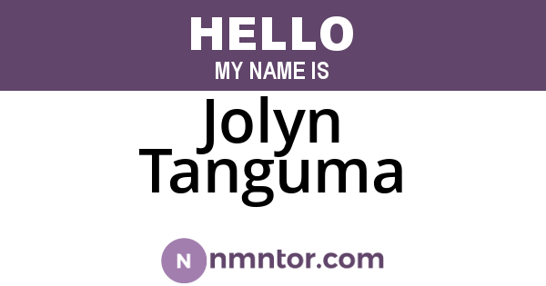 Jolyn Tanguma