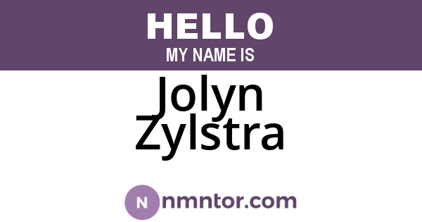 Jolyn Zylstra