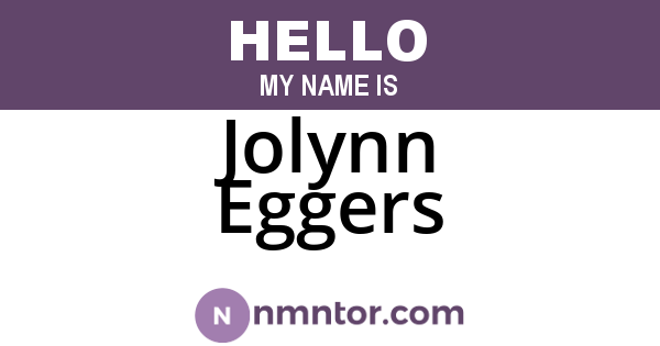 Jolynn Eggers
