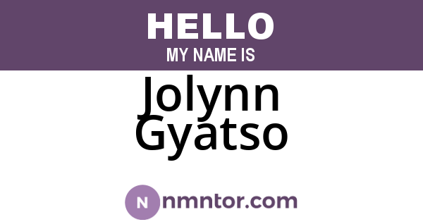 Jolynn Gyatso