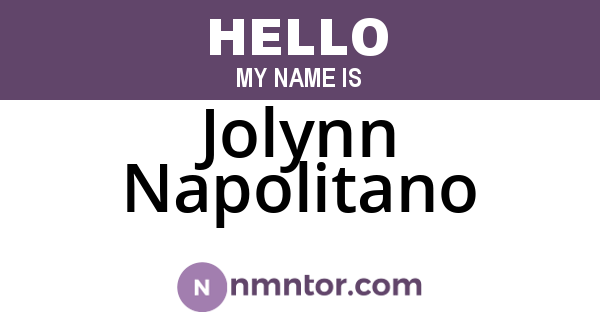 Jolynn Napolitano