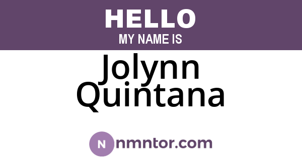 Jolynn Quintana
