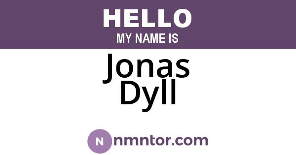 Jonas Dyll