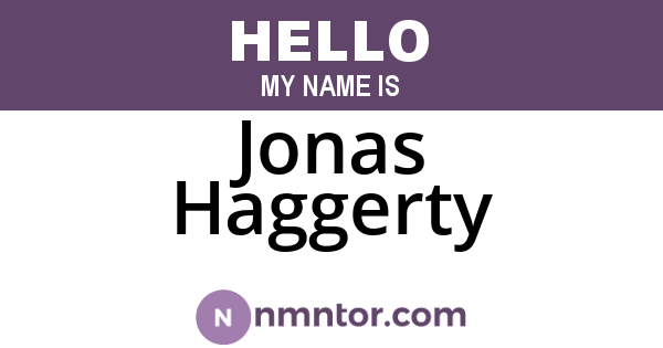Jonas Haggerty