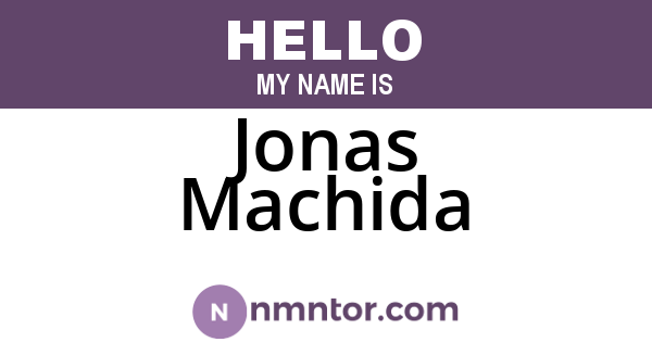 Jonas Machida