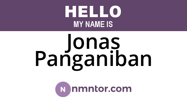 Jonas Panganiban