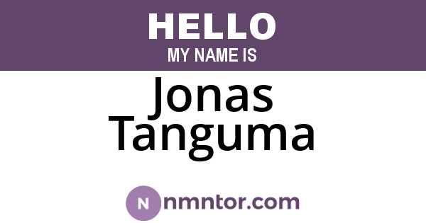 Jonas Tanguma