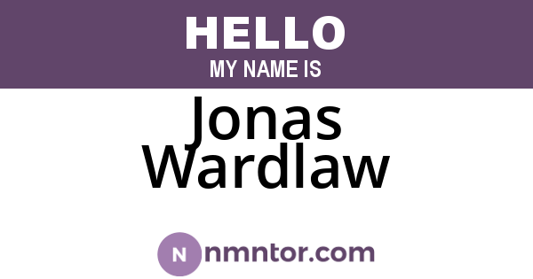 Jonas Wardlaw