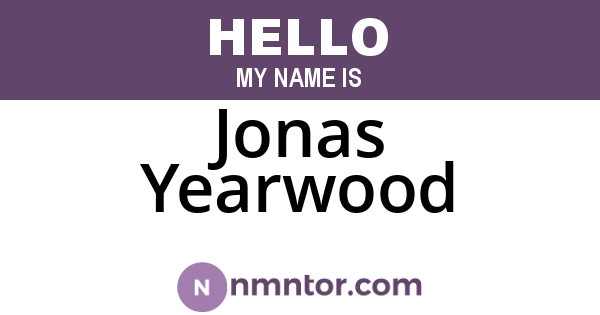 Jonas Yearwood