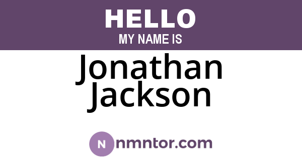 Jonathan Jackson