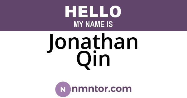 Jonathan Qin