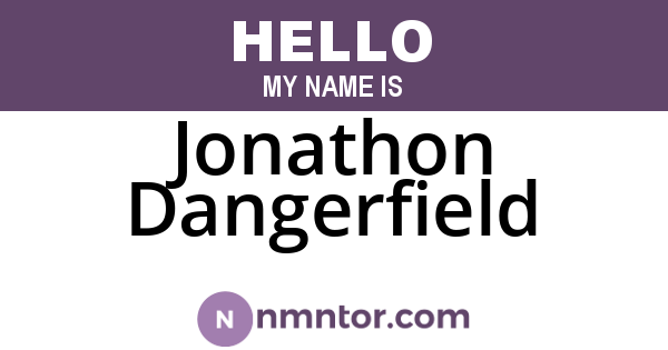 Jonathon Dangerfield
