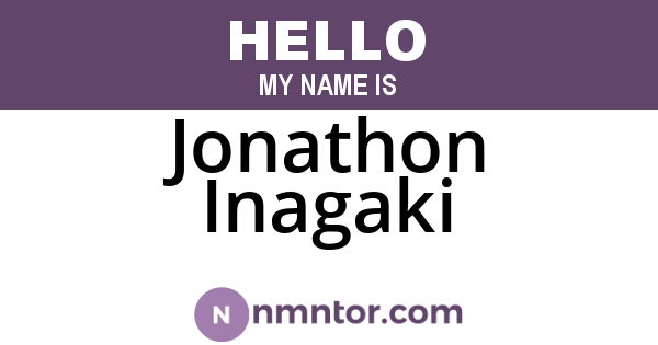 Jonathon Inagaki