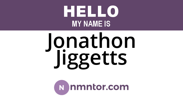 Jonathon Jiggetts