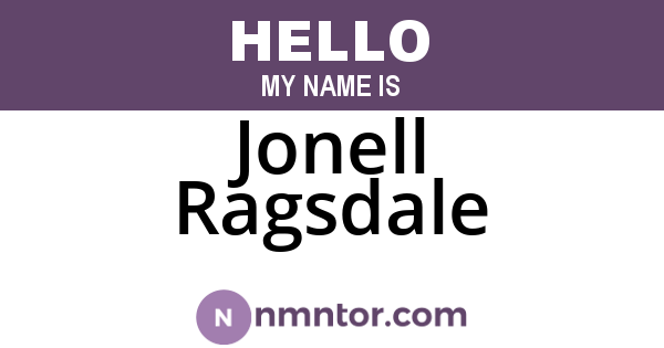 Jonell Ragsdale
