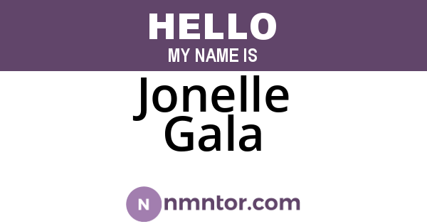 Jonelle Gala