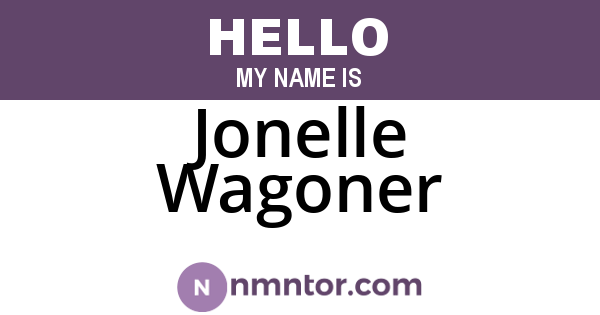 Jonelle Wagoner