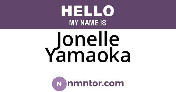 Jonelle Yamaoka