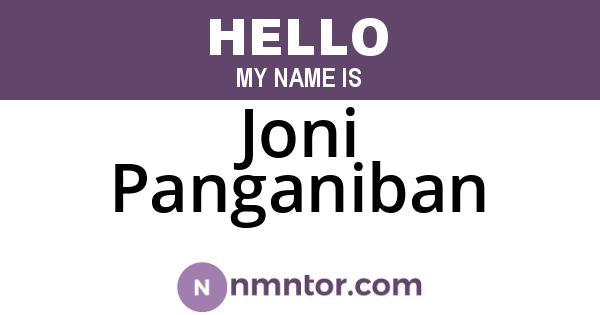 Joni Panganiban