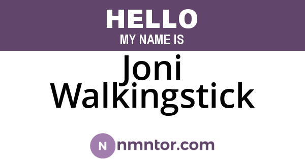 Joni Walkingstick