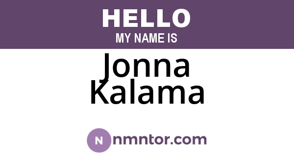 Jonna Kalama