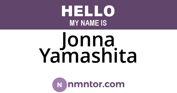 Jonna Yamashita