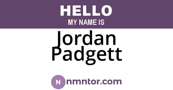 Jordan Padgett