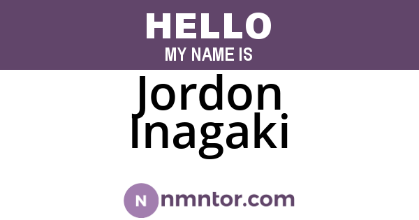 Jordon Inagaki