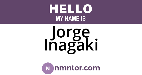 Jorge Inagaki