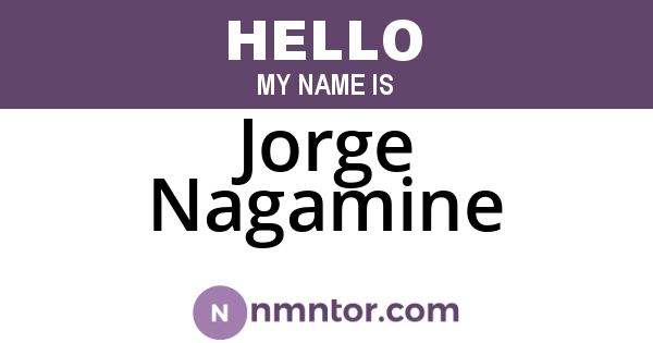 Jorge Nagamine