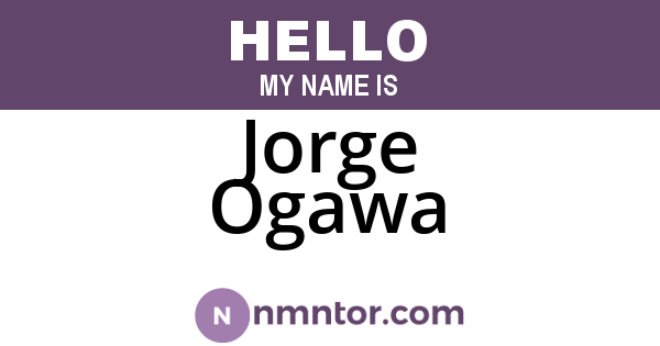 Jorge Ogawa