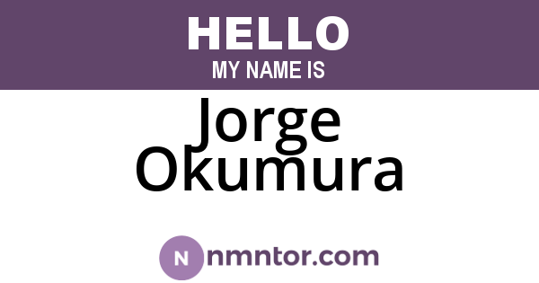 Jorge Okumura