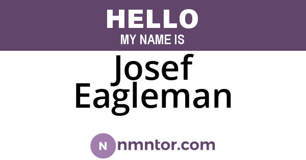 Josef Eagleman