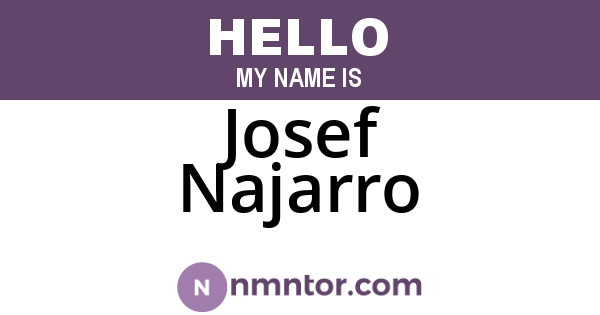 Josef Najarro