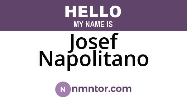 Josef Napolitano