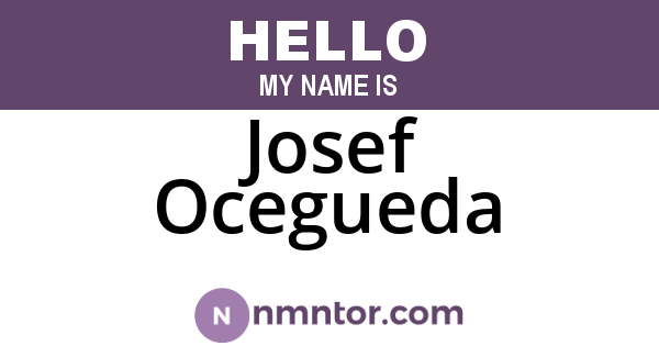 Josef Ocegueda
